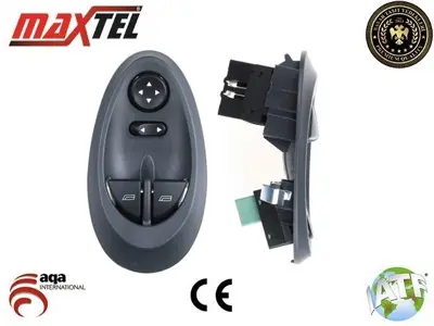 MAXTEL 18229137 Cam Kaldırma Anahtarı Ön Sol Ayna Ayarlı Iveco Daıly (99-) 20pın Turuncu Işık 500321137