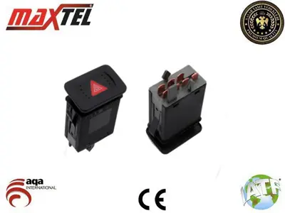 MAXTEL 16206003 Flaşer Anahtarı Golf Iv 9705 Bora 9805 Vw Bora (1j) (98-05) Vw Golf Iv (1j1) (98-05) 7 Pın 1J0953235J 1J0953235C 1J0953235E 1J0953235J01C 1J0953235E01C 1J0953235C01C 1J0953235 1J0953235H 1J0953235F