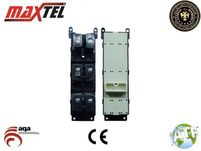 MAXTEL 18203019 Cam Kaldırma Anahtarı Sol Hyundaı Accent (Mc) (05-) Hyundaı Accent (Mc) (05-) Era 14pın Yeşil Işık 935701E110