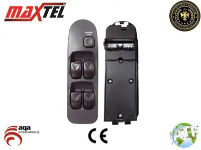 MAXTEL 18214006 Cam Kaldırma Anahtarı Ön Sol Mıtsubıshı Carısma (Da) (95-) 18 Fişli Yeşil Işık MR740599