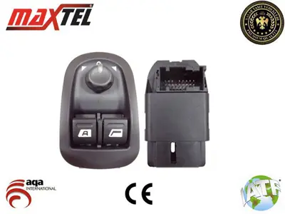 MAXTEL 18211002 Cam Kaldırma Anahtarı Peugeot 206 (2) (96-08) Peugeot 206 (Te3) (09-) 6554WA 96622541XT 655410 655452 6552RE