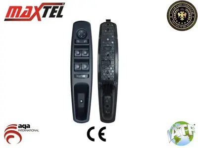 MAXTEL 18204103 Cam Kaldırma Anahtarı Ön Sol Renault Fluence (08-) 19 Fişli Turuncu Işık 254000008R 254000014R 809610007R