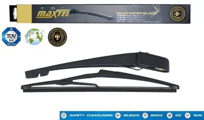 MAXTEL 12604330 Arka Silgi Kolu Ve Silecek Renault Clıo Iı (99-15) 305mm 7701045207 7701045207kit 7701410155 7701040187 71751022 76730S6DE01 A2128200945 A1698200445 2128200945 1698200445