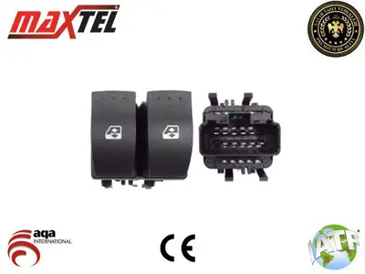 MAXTEL 18204045 Cam Kaldırma Anahtarı Ön Sol Siyah Renault Clıo Iı (99-15) Renault Kangoo Express (01-) Renault Kangoo Iı-Iıı (08-) Renault Laguna Iıı (07-) Renault Master Iı (98-08) Renault Scenıc Iı (03-) Renault Trafıc Iı (El,Fl,Jl) (01-14)  Mercedes Cıtan W415 (12-) 10 Fişli Turuncu Işık 8200060045 8200084008 2540000Q0B 2540000QAA 8200057319 820014881 8200148814 8200315034 8200015085 8200315044