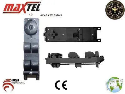 MAXTEL 18202015 Cam Kaldırma Anahtarı Sol Ford B-Max (12-) Ford C-Max 11 (Dxa) (10-) Dxacb7 Ford Fıesta Vı 13 (Jk8) (15-) Ford Fıesta Vı(Cb1,Ccn) (13-) Ford Focus Iıı (11)-(15) (11-17) Ford Focus Iıı Turnıer (10-17) Ford Tourneo Connect 13 (13-) Mavi Işık 3pin 1690866 1690868 1850181 1857216 1857325 1871584 1902298 1902301 2029540 2033142