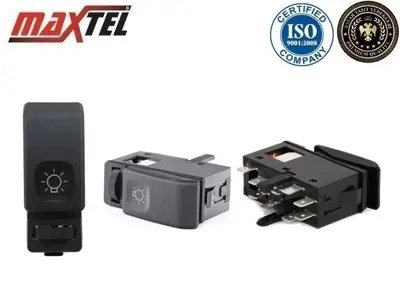 MAXTEL 16106437 Far Anahtarı Vw Golf Iı (19e, 1g1) (83-) Vw Jetta Iı (19e, 1g2, 165) (84-) 10 Pın 191941531K 1GD941531A 191941531A 191941531H