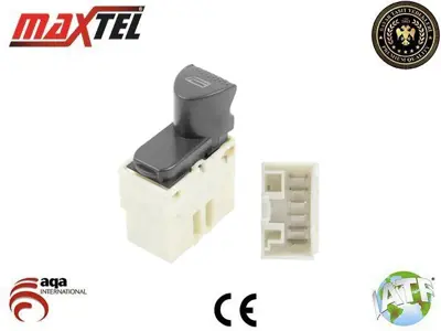 MAXTEL 18229005 Cam Kaldırma Anahtarı Sol Iveco Stralıs (02-) Iveco Trakker (02-) 6 Pın Yeşil Işık 41221005