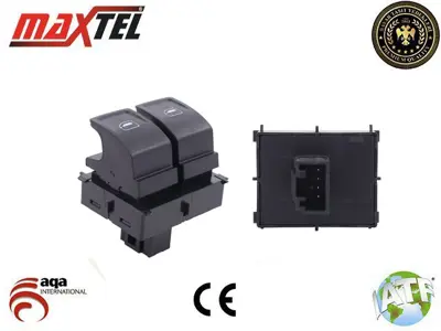 MAXTEL 18206045 Cam Kaldırma Anahtarı Ön Sol Vw Polo Vı (6c1) (09-17) Vw Polo Vı (6r1) (09-17)  Seat Arona (Kj7) (17-) Seat Ateca (Kh7) (16-) Seat Ibıza V (6j) (Sc,St) (08-17) Seat Leon (5f1) (12-) 2018 4pın Beyaz Işık 5G0959858D