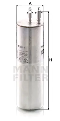 MANN FILTER WK 8058 Yakıt Fıltresı 7H0127401D 7E0127401A