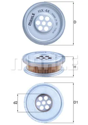 MAHLE HX 44 Yag Fıltresı 4661604 4660704 A0004661604 A0004660704 A0004662104 4662104 4661304 4661304cpl1 4661604cpl2 4661680