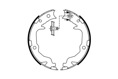 BOSCH 0986487766 El Fren Balatası 1606295280 K05191215AA K05191215AB MN4800A022 MN4800A041 4800A002 4800A022 4800A041 5191215AA 5191215AB