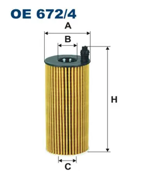 FILTRON OE 672/4 Yag Fıltresı 11428507683 4152WA01000 4152WA010 412WA010 7149197038 7119906123 7119904526 9906123 9904526 9197038