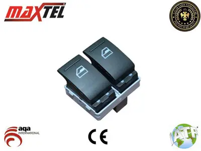 MAXTEL 18206009 Cam Kaldırma Anahtarı Ön Sol Vw Transporter T5 (7h, 7e) (03-09) Vw Transporter T6 (Sf, Sg) (15-) 4 Fişli 7E0959855A 7E0959855B 7E0959855A3X1 7E0959855A9B9 7E0959855B9B9 7E0959855A9B