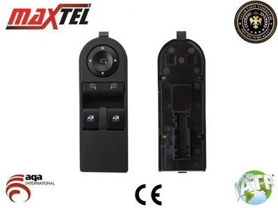 MAXTEL 18207449 Cam Kaldırma Anahtarı Ön Sol Opel Astra G (98-09) Opel Astra H (03-14) Opel Astra H Gtc (05-10) Opel Zafıra B (05-15) 14pın 13183692 13215152 13228706 13228879 6240331 6240381 6240449 13128294 13183679