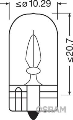 OSRAM 2820 Ampül