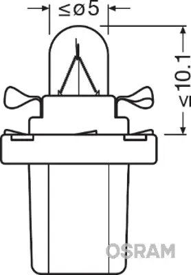 OSRAM 2741MF Ampül