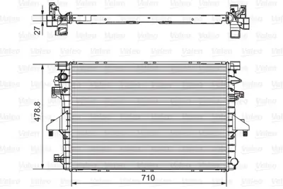 BEHR CR 1792 000S Su Radyatörü 7E0121253A 1103169 8MK376787751 65285