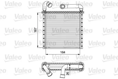 KALE 352180 Kalorıfer Radyatörü 5Q0819031A