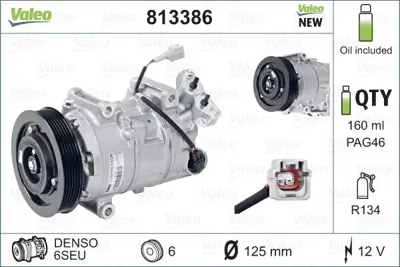 BOSCH 1986AD1001 Klıma Kompresörü 8200716697 7711497392 2K00258 8200939386 4471500020 4472603040 8200939386A 8200716697B GE4471500023 4471500023