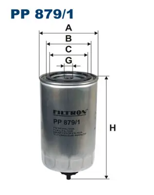 FILTRON PP 879/1 Yakıt Fıltresı 8107716 8107486 1930992 1908547 1907539 4797320 1931061 5001859295 5021107673 4776380