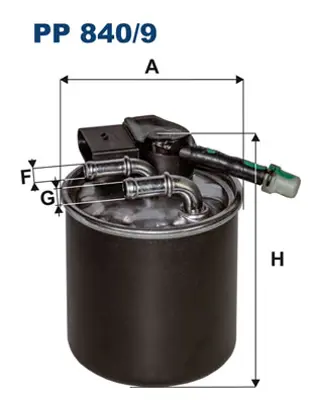 FILTRON PP 840/9 Yakıt Fıltresı 6510901252 6510901652 6510902852 A6510901252 A6510901652 A6510902852 16400HG00B 16400HG00A A651090165205 A651090165239