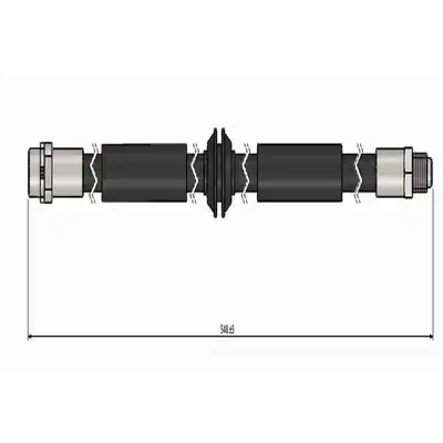 CAVO C900 408A Fren Hortumu Arka GM 34306788443