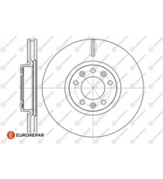 EUROREPAR 1687772080 Emerp Psa Ön Fren Diski GM 1687772080