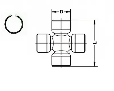 GKN U 100 Mafsal Istavroz 6M344635DB