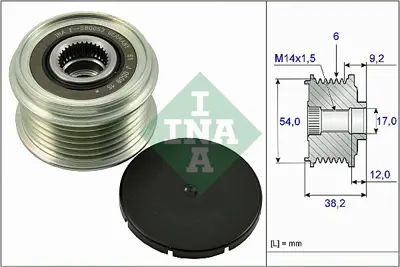 INA 535 0263 10 Alternatör Kasnagı 373222F000 373222F001 373002U200 373002F300 373002F350 373002F200 373002F100 373002F000 BJ3210300AC LR028116