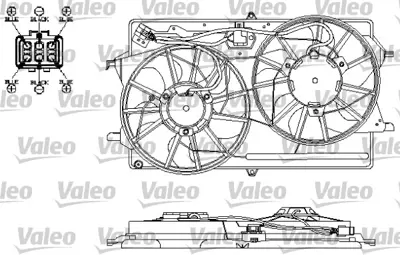 KALE 387250 Fan Motoru 1073160 1075132 98AB8C607DL 98AB8C607GM 1072555 1075126 1078520 1102763 98AB8C607FM 1061261