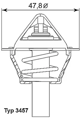 WAHLER 3457.90D Termostat A2712030375 2712030575 A2712000015 A2712030575 2712000015 2712030375 271203037502 2712030515 A271203037502 2172000015