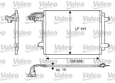 BEHR AC 325 000P Klıma Radyatörü 1T0820411A 1T0820411B 1T0820411C 1T0820411E 1TD820411B 1T0820413C 1T0820411D 8103029 730M32 8FC351301051