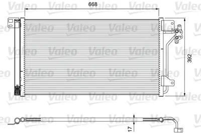 BEHR AC 672 000P Klıma Radyatörü 7H0820411E 7H0820411BC 7H0820411D 7H0820411B 7H0820411C 7HO82O411E 7HO82O411C 7HO82O411B 94604 8FC351317654