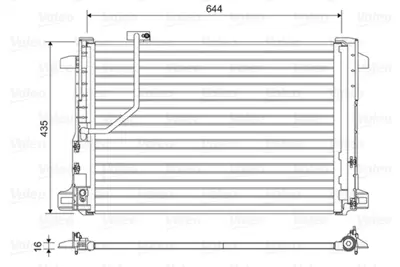 BEHR AC 786 000S Klıma Radyatörü A2045000654 2045000654 2045000254 2045000154 A2045000254 A2045000154 995001254 A2045000854 1975000054 A2045000554