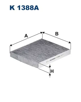 FILTRON K 1388A Polen Fıltresı 2Q0819653 2Q0819644 2Q0819669 CUK26021