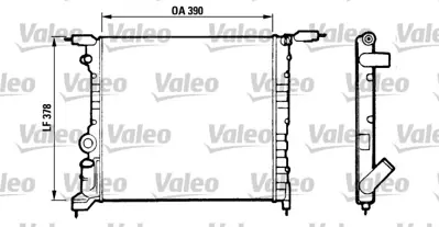 BEHR CR 488 000S Su Radyatörü 7701412008 7701034770 7700784040 7701395091 7701352603 7701352896 8200033831 8200049077 8200125767 8200343476