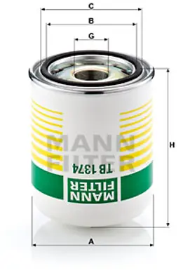 MANN FILTER TB 1374 X Hava Fıltresı 1907612 19907612 2992261 8123564 8190948 1900812 2130912136 E4420001838 4290897 4291097