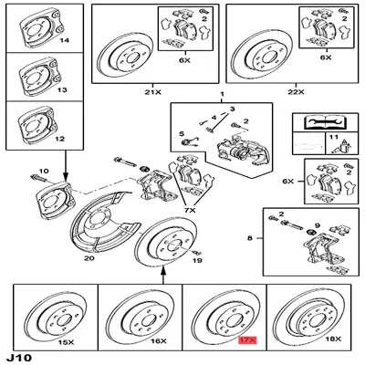 BOSCH 0986478884 Arka Fren Diski 5 Bijon GM 569109, GM 90575113, GM 9117772, GM 95526658, GM 95507655, GM 917772, GM 93188707, GM 1605128, GM 569125, GM 569122