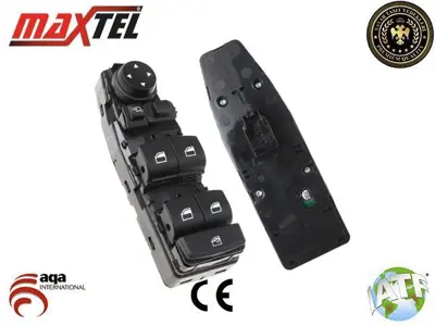 MAXTEL 18209107 Cam Kaldırma Anahtarı Ön Sol Bmw 1 Seri F20-F21 (11-) Bmw 5 Seri F10-F11-F18 (10-16) Bmw 5 Seri Gt F07 (09-17) Bmw 6 Seri F06-F12-F13 (11-18) Bmw X3 F25 (10-17) Ayna Katlamalı Turuncu Işık 9241955 9238239 61319179913 61319208111 61319238239 61319241955 61319362107 9179913 9208111 9362107