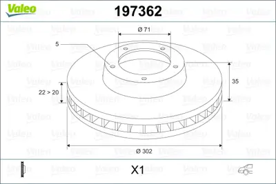 VALEO 197362 On Fren Aynası Cıtroën C6 05>12 