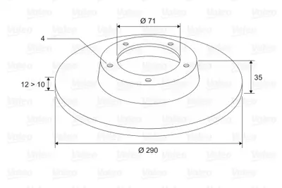 VALEO 197484 Arka Fren Aynası P3008 P308> Ds4 Ds5 03> 