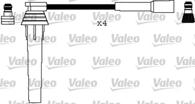 VALEO 346154 Bujı Kablosu Chrysler Pt Cruıser 16v (00>) 