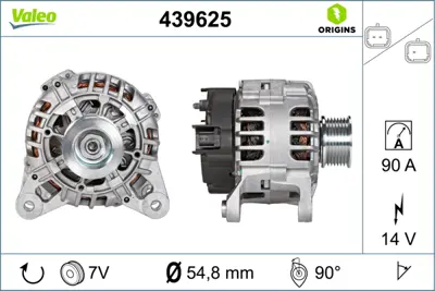 VALEO 439625 Alternator Clıo Iıı 1,2 16v 