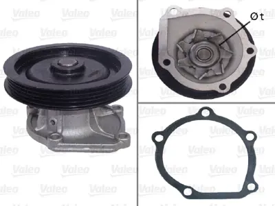 VALEO 506610 Devırdaım Toyota Corolla Kasnaklı 1.3 12v 1988-1998 (1e 2e) 