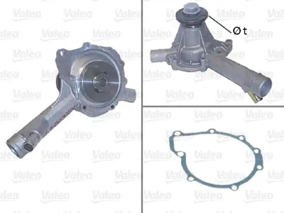 VALEO 506660 Devırdaım Pompası (M111) W202 95>00 S202 96>01 C208 97>00 A208 98>00 W210 97>02 S210 97>03 R170 96>0 