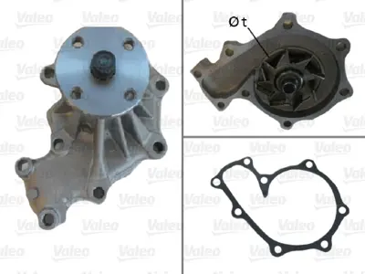 VALEO 506898 Devırdaım Su Pompası Mazda B Serıe B2500 2,5 / 2,5td 98>06 Ford  Ranger 2,5d / 2,5td 98>12 