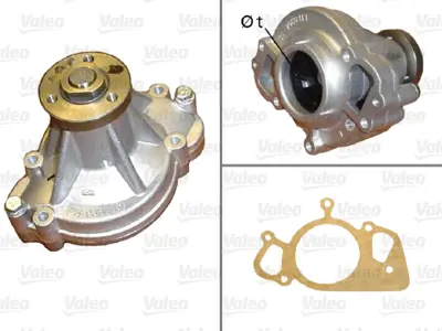 VALEO 506913 Devırdaım Su Pompası 448pn 428ps Range Rover 3 Vogue L322 05>12 Jaguar S-Type Iı (X200) 02>07 Xj (X3 