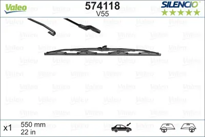 VALEO 574118 Sılecek Supurgesı 550mm Xm / Zx / Megane P306 