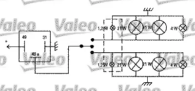 VALEO 641422 Flasor Dın 12v 