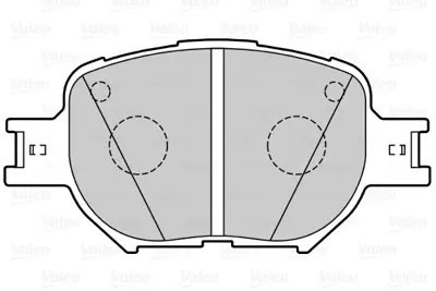 VALEO 670090 Fren Balatası On Toyota Corolla 2001-2007 Verso 2001-2004 